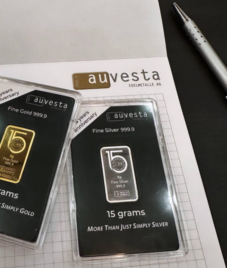 Auvesta gold silver bullions Barren